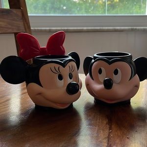 Vintage Mickey Mouse and Minnie Mouse mug